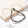 Vintage Ethnic Style Adjustable Glass Tila Beaded Handmade Slider Bracelets for Women ZN9527-2-3