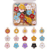 90Pcs Alloy Enamel Pendants ENAM-CJ0001-93-3