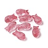 Transparent Spray Painted Glass Beads GLAA-I050-10I-1