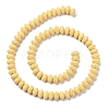 Synthetic Lava Rock Beads Strands G-B087-02A-05-2