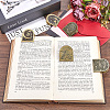 Tibetan Style Zinc Alloy Decorative Binder Clips FIND-WH20004-11B-AB-4