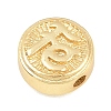 Religion Brass Beads KK-C170-29G-04-2