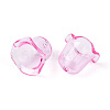 Transparent Acrylic Bead Caps TACR-T028-58F-2
