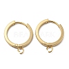 201 Stainless Steel Huggie Hoop Earrings Findings STAS-A167-01D-G-1
