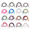 Kissitty 16 Bags 16 Style Metallic/Polyester/Organza/Yarn Cords Cords Hair Braiding String OHAR-KS0001-01-2