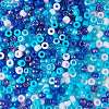 1200Pcs 2 Style 3 Colors Mixed Effect Acrylic European Beads OACR-SZ0001-28-3