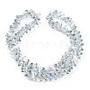 Electroplate Transparent Glass Beads Strands EGLA-P052-02A-PL01-2