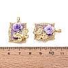 Brass Enamel Pendants KK-SZC0009-12G-02-3