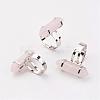 Natural Rose Quartz Finger Rings RJEW-P120-D06-1