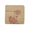 Square Paper Hair Clip Display Cards DIY-B061-01A-04-2