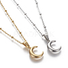 304 Stainless Steel Pendant Necklaces NJEW-O118-19-1