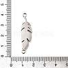304 Stainless Steel Connector Charms STAS-L284-01AS-3