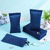 8Pcs Rectangle Velvet with Steel Glasses Case ABAG-BBC0001-15D-4