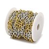 Ion Plating(IP) 304 Stainless Steel Two-Tone Link Chains CHS-M006-08PG-2