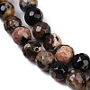 Natural Fire Crackle Agate Beads Strands G-C082-A01-45-4