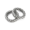 Twisted Ring 316 Surgical Stainless Steel Hoop Nose Rings EJEW-G416-19E-AS-4