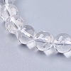 Natural Quartz Crystal Beads Strands X-G-R193-05-6mm-3