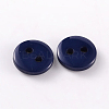 2-Hole Flat Round Resin Sewing Buttons for Costume Design BUTT-E119-18L-11-2