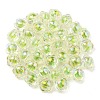 UV Plating Rainbow Iridescent Acrylic Beads OACR-A014-03G-3