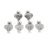 Tarnish Resistant 201 Stainless Steel Earlobe Plugs for Valentine's Day EJEW-R147-37-2