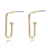 Iron Stud Earrings X-EJEW-N013-03-3