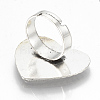 Vintage Adjustable Iron Finger Ring Components Alloy Cabochon Bezel Settings PALLOY-Q300-02AS-NR-2