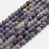 Natural Sapphire Gemstone Beads Strands G-K182-2mm-22A-1