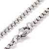 201 Stainless Steel Chain NJEW-C034-26AS-5