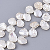 Natural Baroque Pearl Keshi Pearl Beads Strands PEAR-Q015-010-1