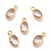 Eco-Friendly Brass with Glass Pendants KK-K268-01W-1
