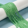Imitate Austrian Crystal Frosted Glass Beads Strands LS-GLAA-F029-TM4mm-B24-4