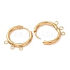 304 Stainless Steel Huggie Hoop Earring Findings STAS-D183-03B-G-3