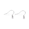 Anti-Tarnish Rhodium Plated 925 Sterling Silver Earring Hooks STER-N016-31P-2