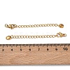 201 Stainless Steel Curb Chain Extender SA-CBA0FDA-01G-23-3