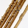 Electroplate Non-magnetic Synthetic Hematite Beads Strands G-J174-3x3mm-02-1