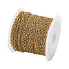 PVD Vacuum Plating 304 Stainless Steel Textured Cable Chains CHS-TA0001-05G-2