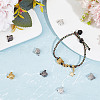 12Pcs 4 Colors Alloy Puppy Beads FIND-OC0003-28-5