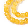 Dyed Natural White Jade Beads Strands G-T139-4mm-60-05-3