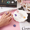 Spinning Fidget Ring & Butterfly & Shell & Flower & Starfish & Paw Print Silicone Molds Kit BY-TAC0003-08-7