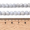 Natural Blue Lace Agate Beads Strands G-G346-A01-6mm-5