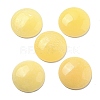Natural Yellow Jade Cabochons G-C115-02B-31-1