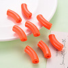 Opaque Acrylic Beads MACR-S372-001B-S026-6