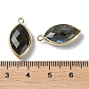 Natural Labradorite Pendants X-G-B009-01G-R-3