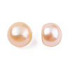Half Drilled Natural Cultured Freshwater Pearl Beads PEAR-N020-06A-6