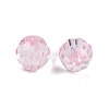 Transparent Acrylic Beads OACR-Q015-02E-2