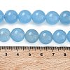 Dyed Natural Malaysia Jade Beads Strands G-G021-01D-09-2