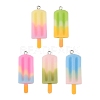 Rainbow Resin Pendants CRES-S359-30-1