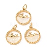 Brass Resin Pendants RE-H001-01G-01-1