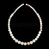 Natural Green Jade Graduated Beads Strands GG-CBA2AE1-A06-A-4