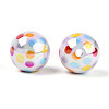 Printed Opaque Acrylic Beads MACR-T048-05B-2